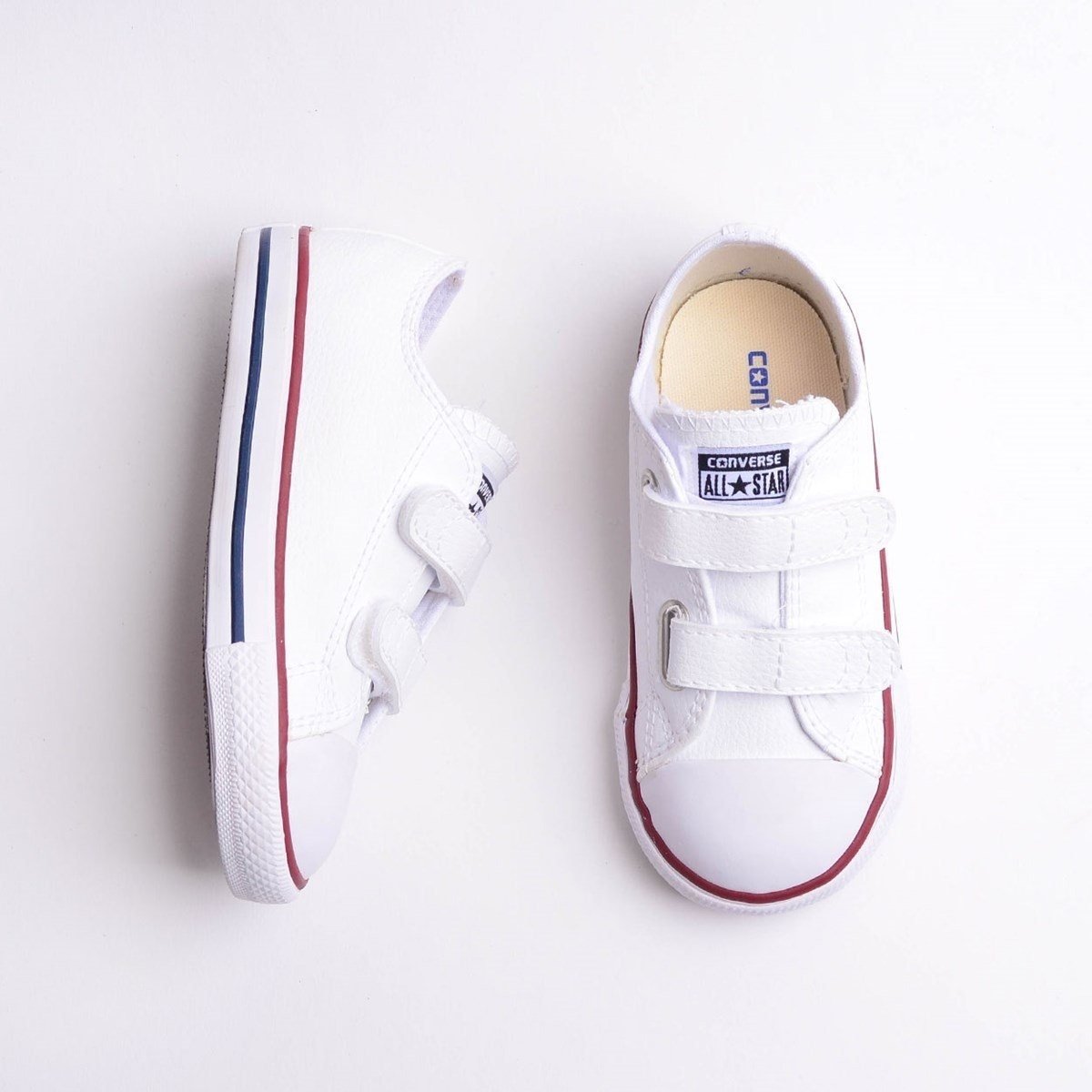 Star Bebe All Star Branco Velcro Tênis All Star Infantil Couro E