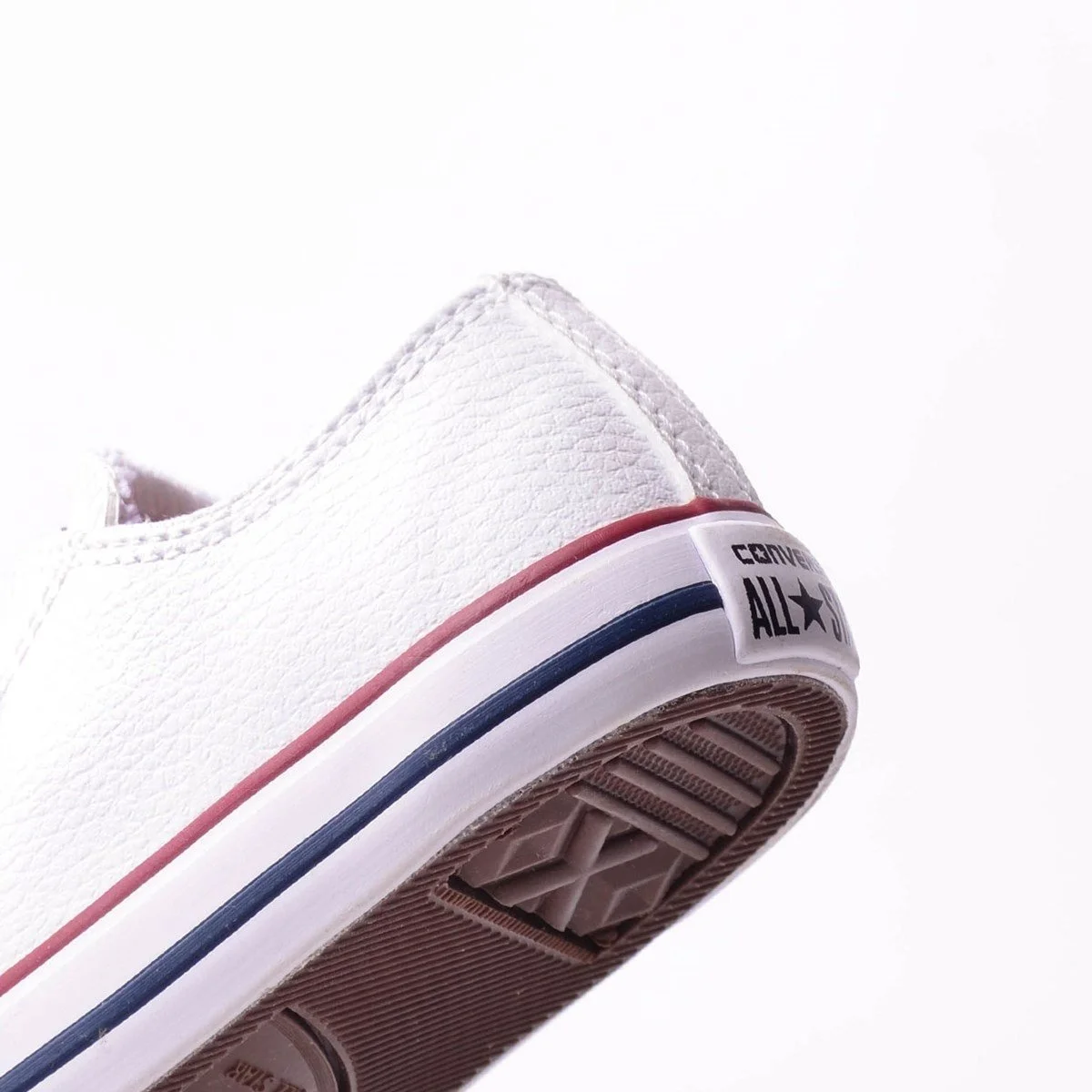 Tênis All Star Infantil Couro e Velcro Branco Converse Branco