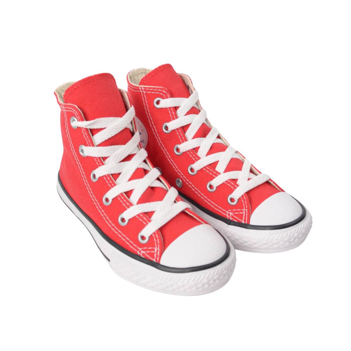 Tênis All Star Infantil Cano Alto Vermelho Converse (26-33) Vermelho 2