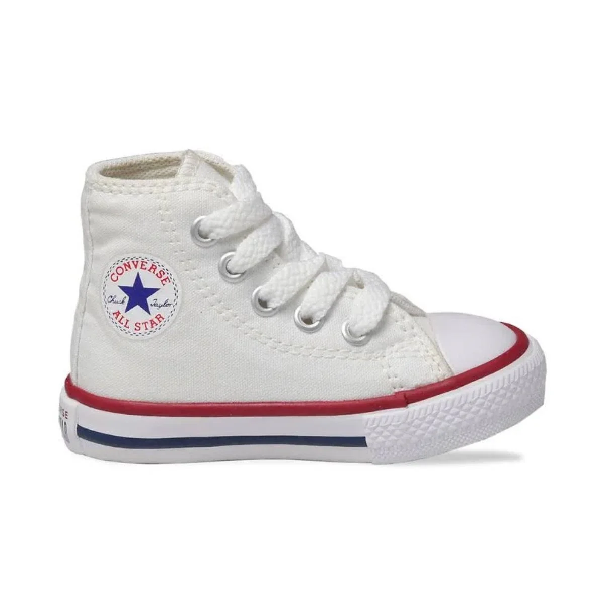 Infantil Masculino All Star Infantil Cano Alto Branco Infantil