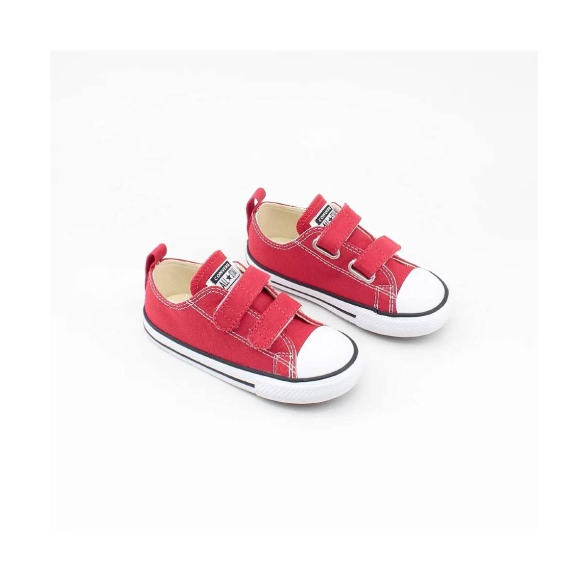Star Infantil Tenis All Star Couro Rosa Velcro Tenis All Star De