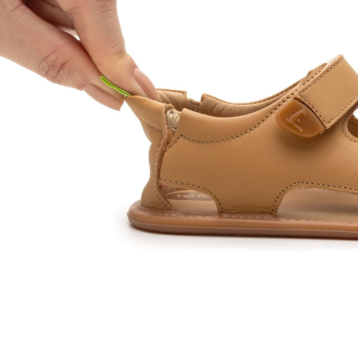 Sandália bebê menino Papete Tip Toey Joey Explore Marrom Marrom 5