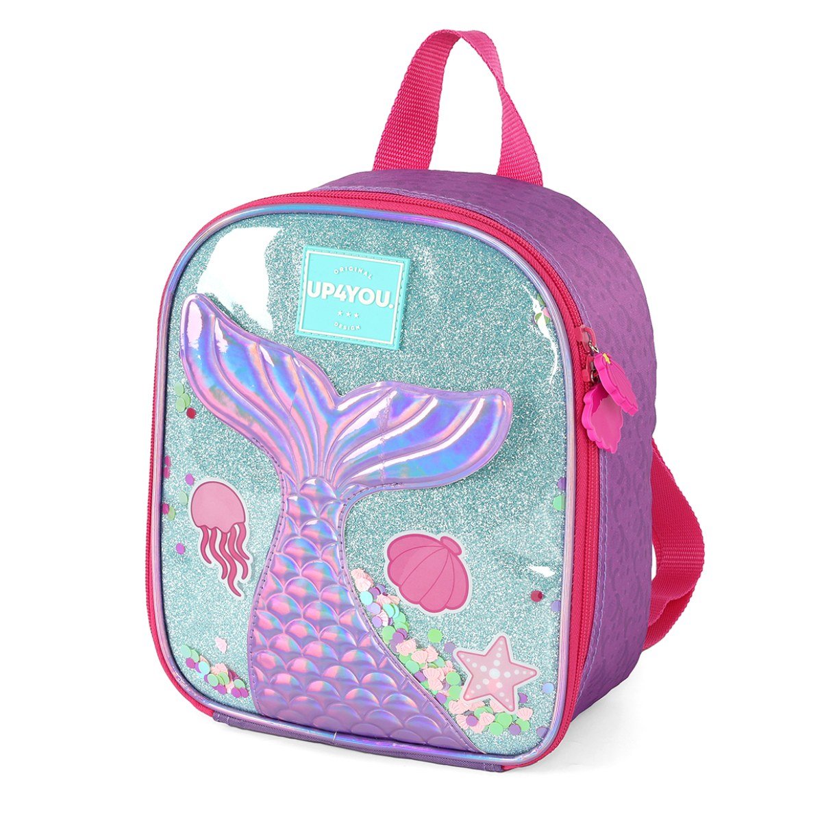 Lancheira Infantil Térmica Sereia Up4you Luxcel Lilás 3