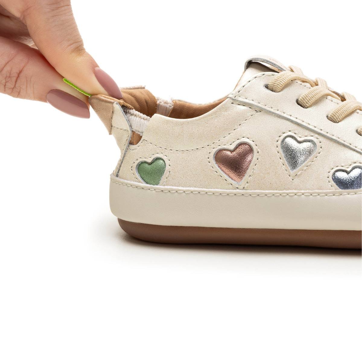 Tênis Infantil Menina Tip Toey Joey Love 4 All branco brilhante Branco 4