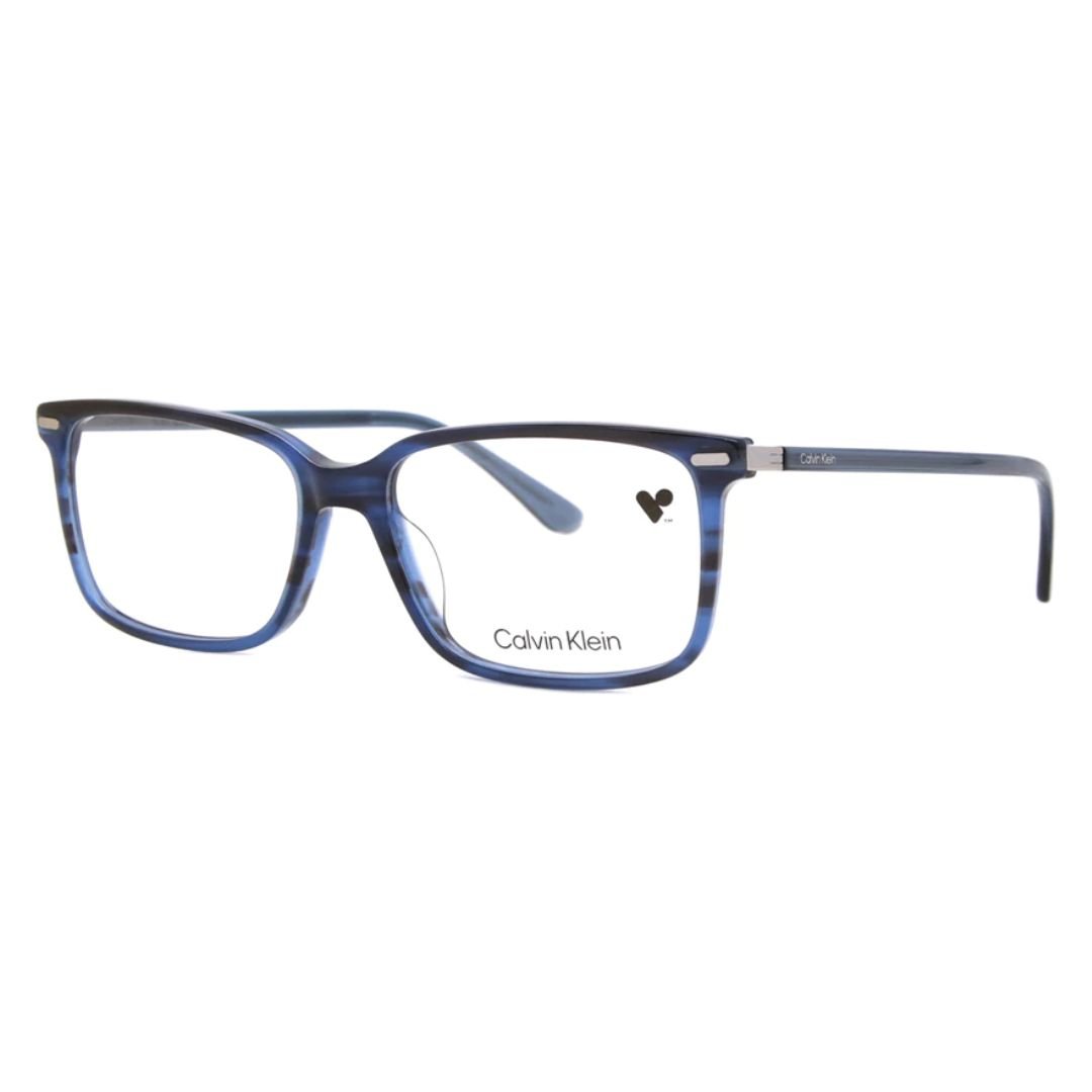 Óculos de grau CALVIN KLEIN 22542 acetato fechado retangular Azul 2