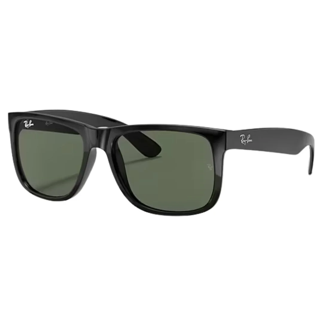 Óculos de Sol Ray Ban ref 4165L acetato fechado retangular Preto 4