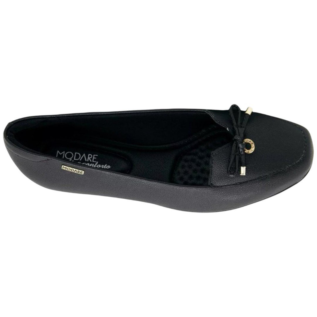 Sapatilha Feminina Mocassim Modare Ultraconforto 7016.461 Preto 3