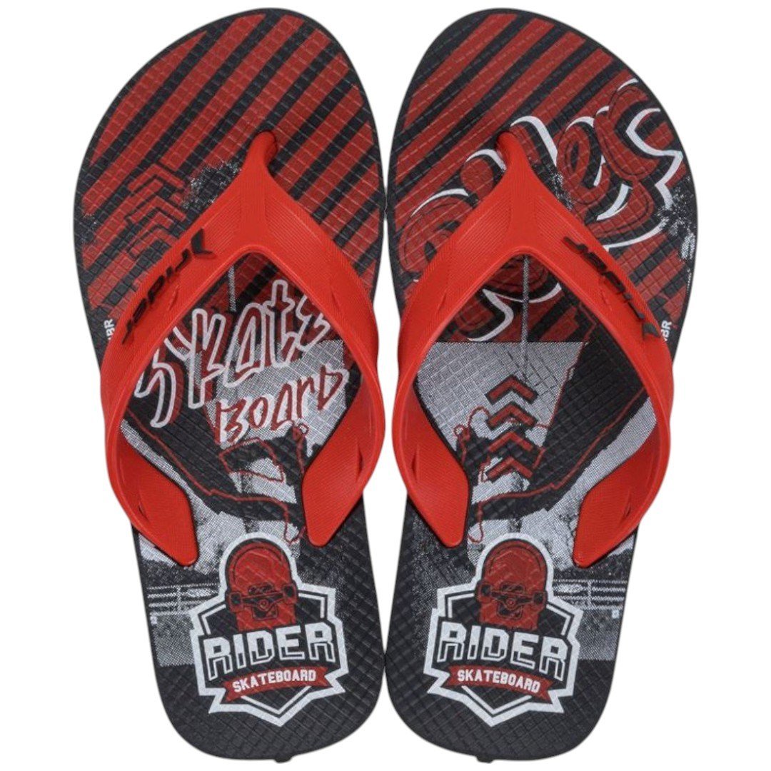 Chinelo de Dedo Infantil Rider Street Joy Vermelho 1
