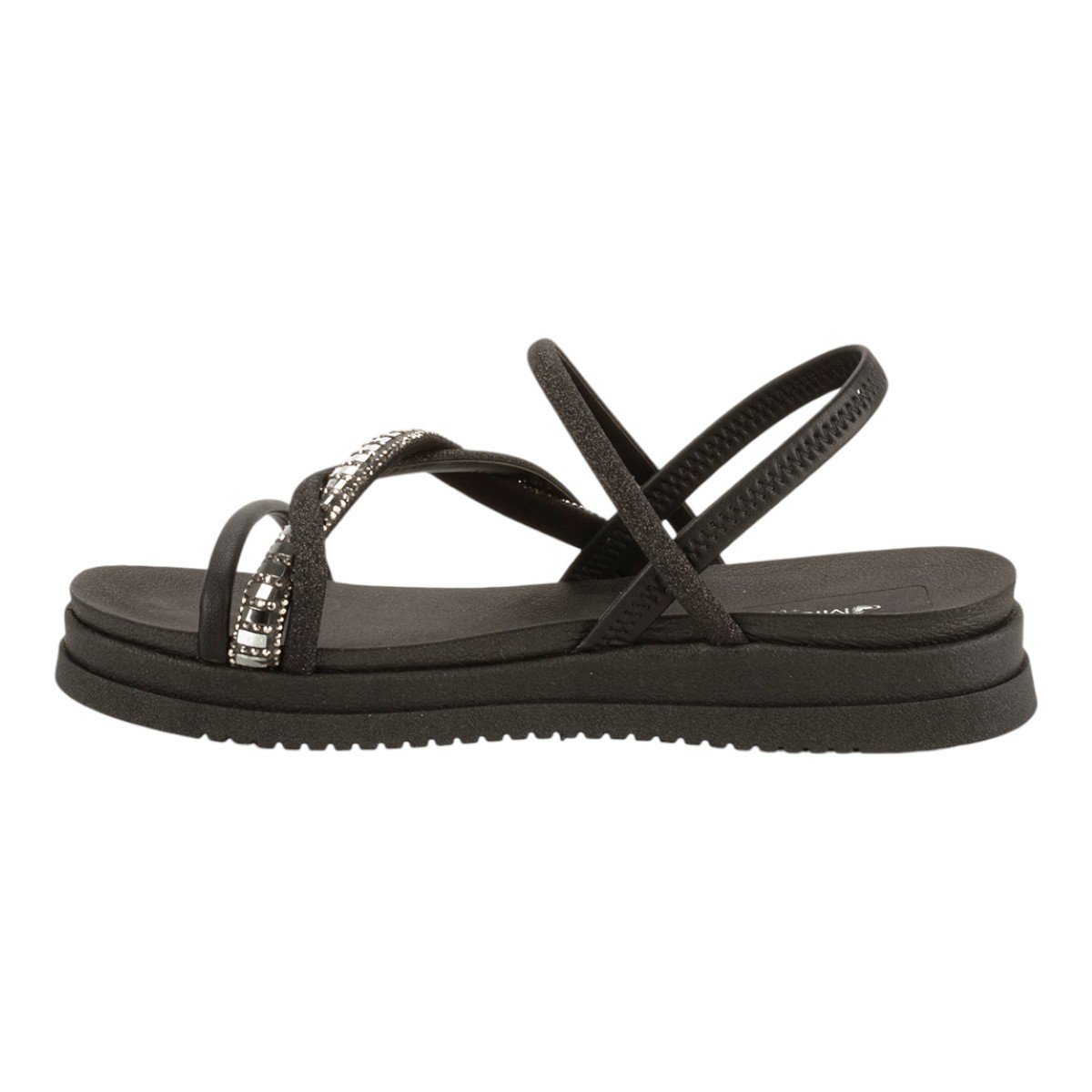 Sandália Flatform Feminina Mississipi MB302 Preto 2