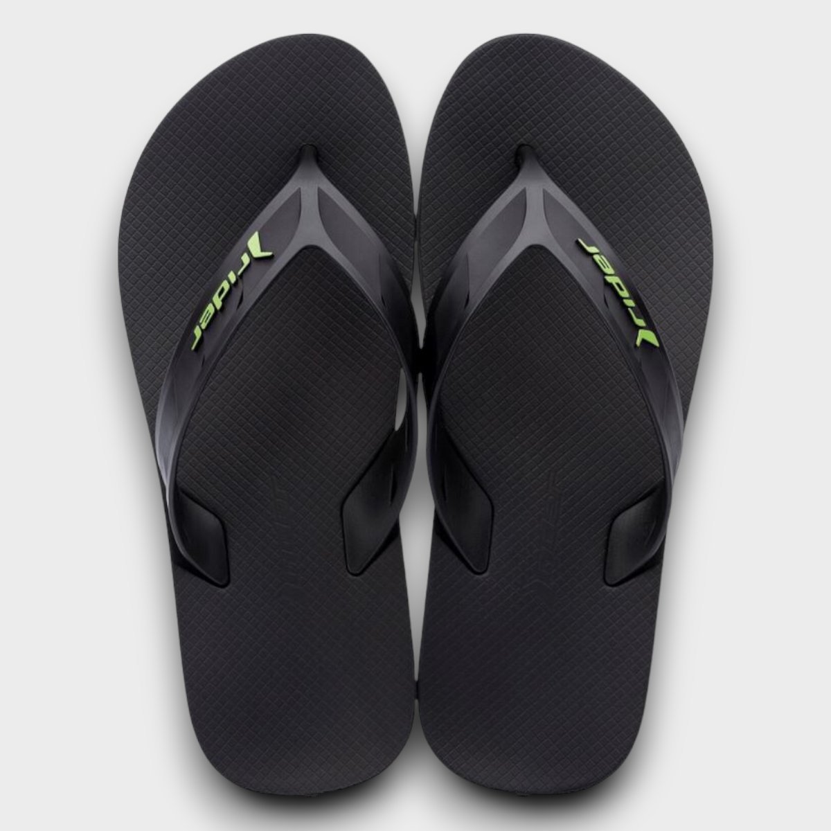 Chinelo Masculino de Dedo Rider Street 11573 Preto/Verde 2