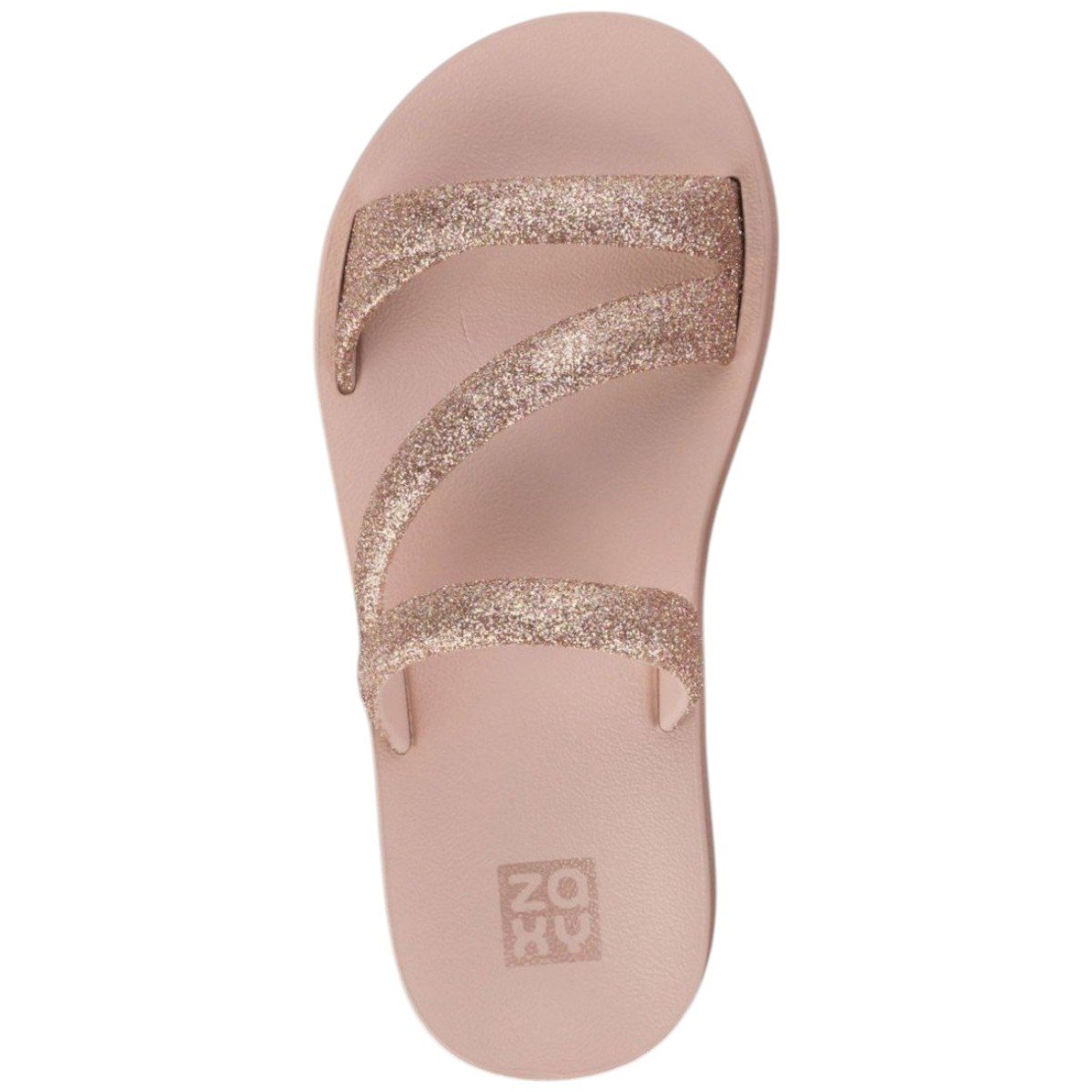Sandália Infantil Menina Zaxy Glitter Nude 3