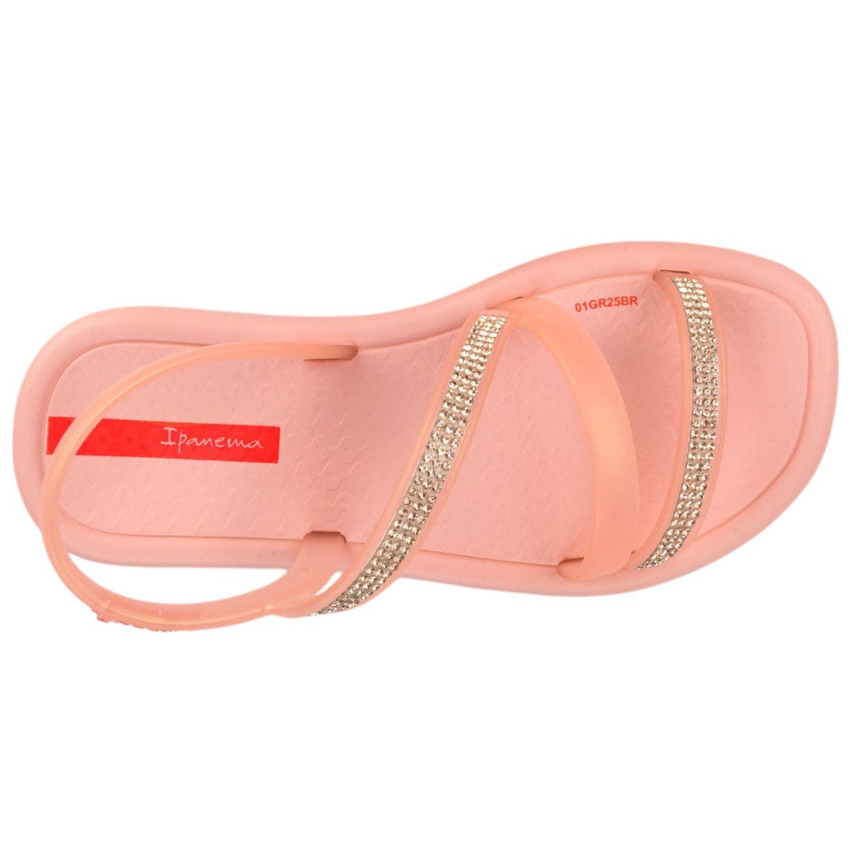Sandália Infantil Menina Ipanema Celebra Plus Com Strass Rosa 2