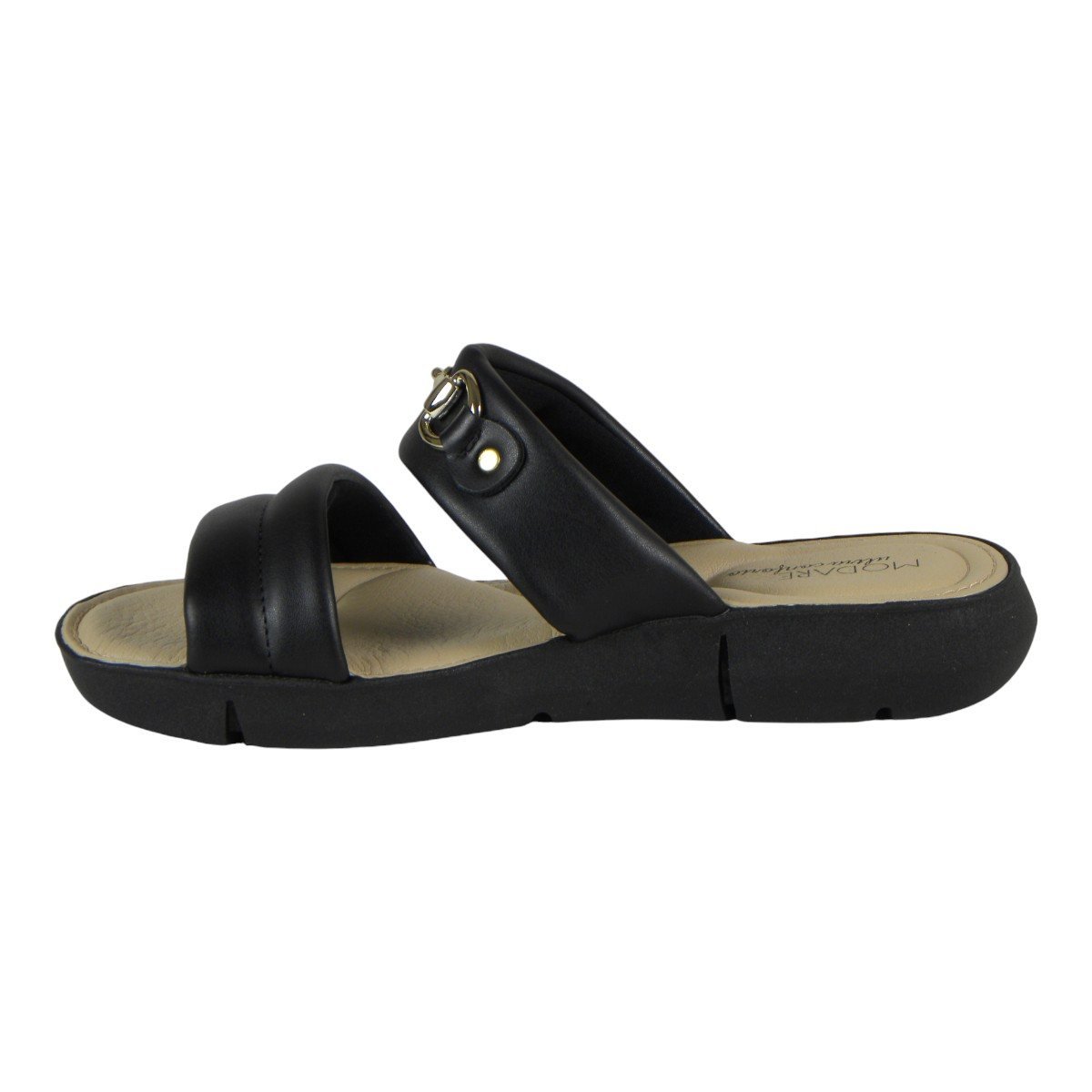 Sandália Tamanco Slide Feminino Modare Ultra Conforto Preto 3
