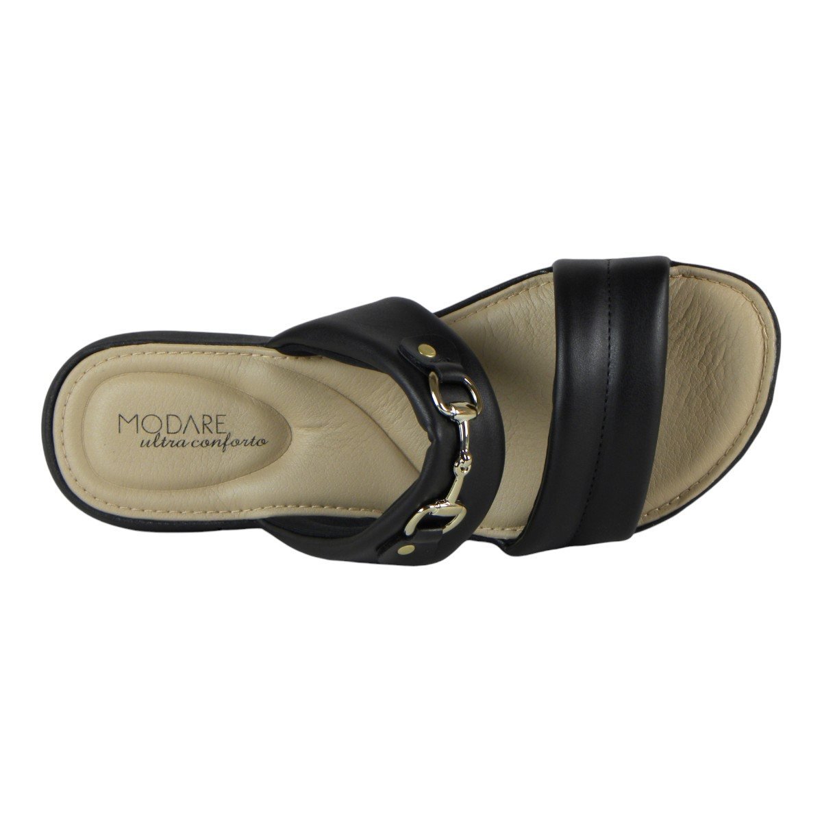 Sandália Tamanco Slide Feminino Modare Ultra Conforto Preto 4