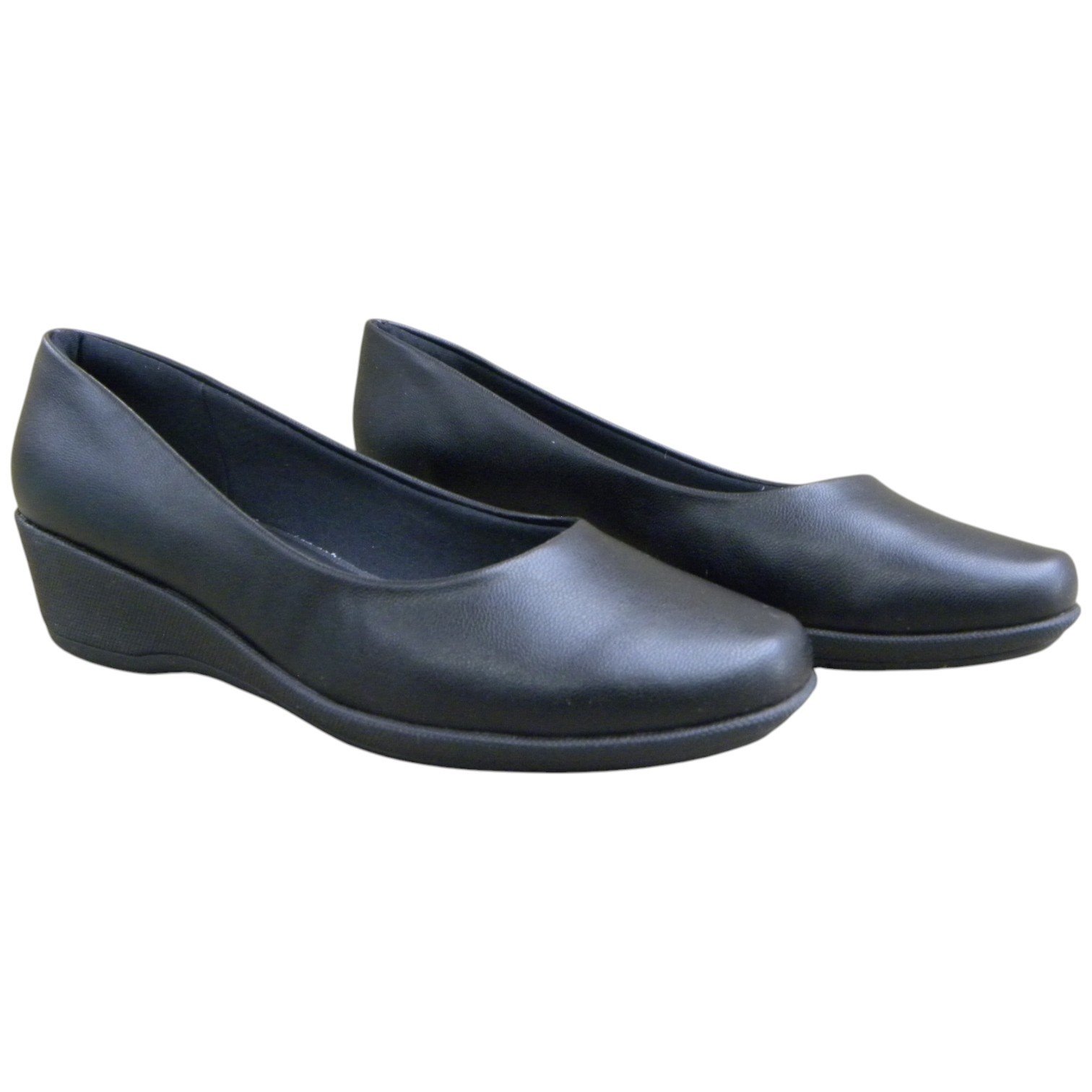 Sapato Feminino Piccadilly Salto Baixo Anabela 143133 Preto 2