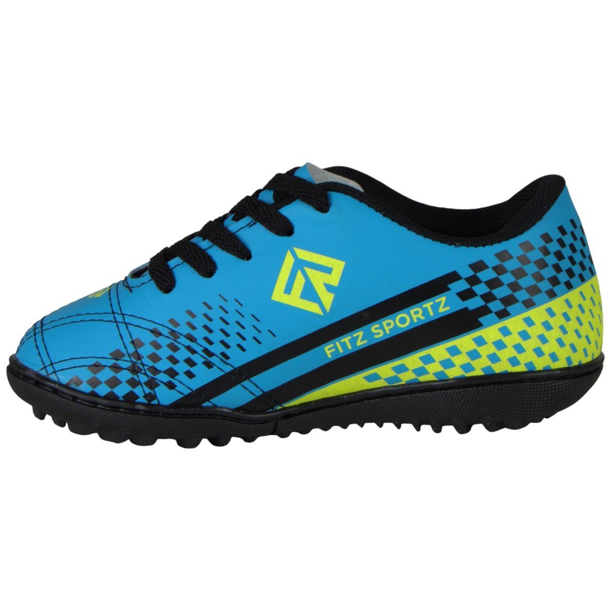 Chuteira Society Infantil Grama Sintética Durável Fitz Turquesa 3