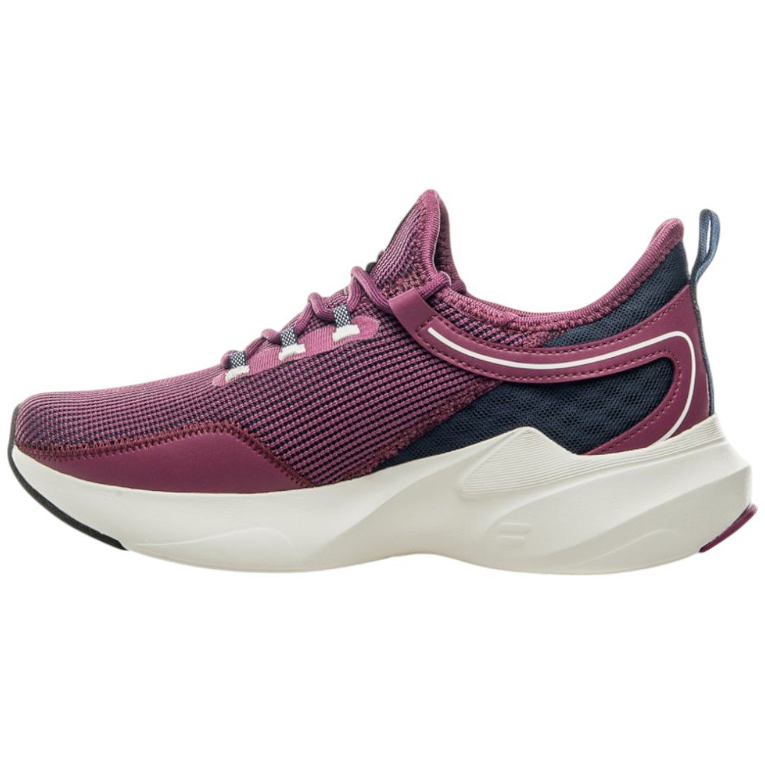 Tênis Esportivo Feminino Fila Vega Bordo/Marinho/Branco 3