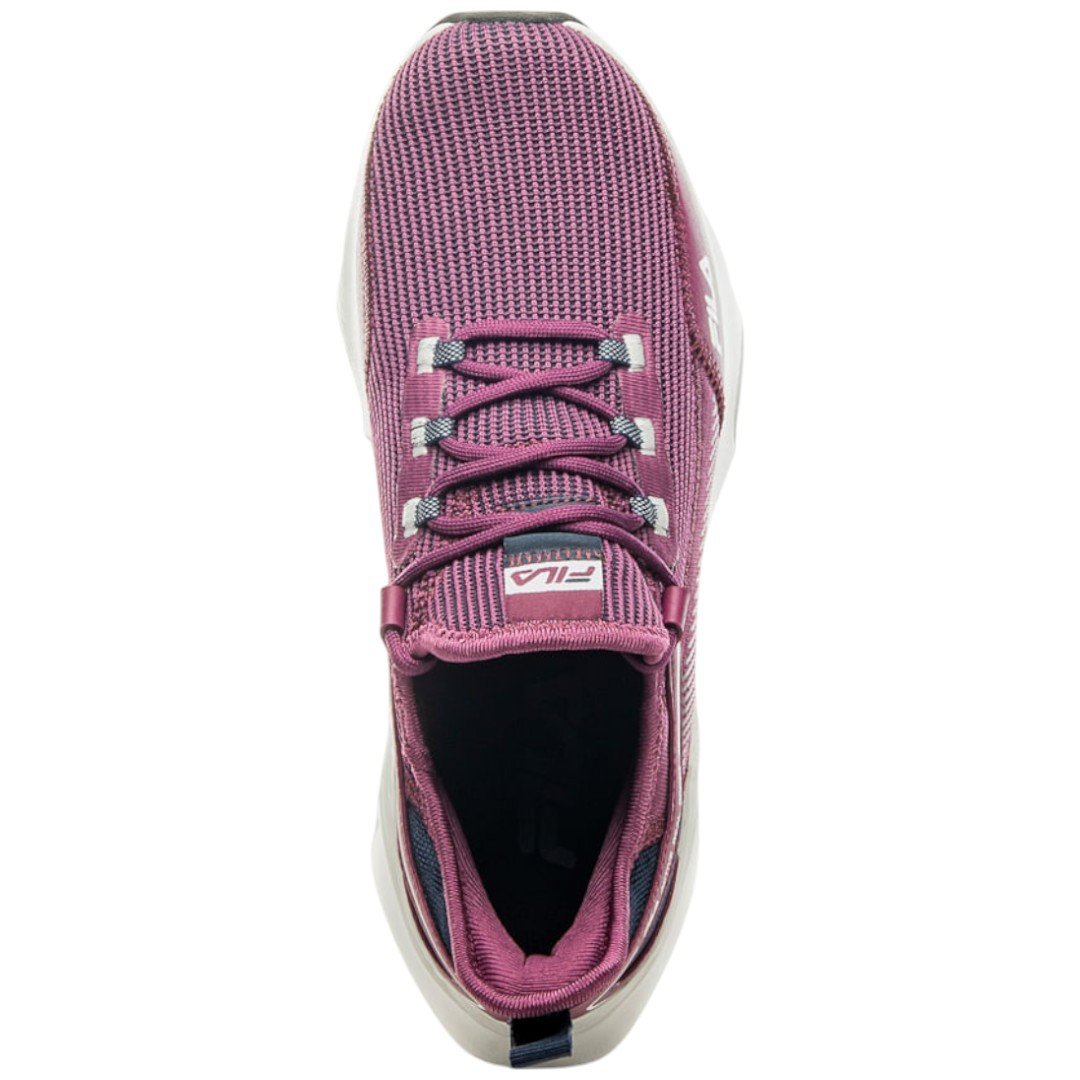 Tênis Esportivo Feminino Fila Vega Bordo/Marinho/Branco 5