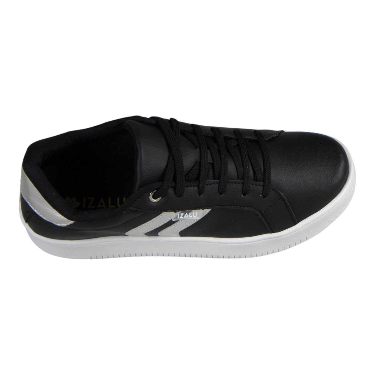 Tênis Casual Feminino Flatform Conforto Estilo Preto 4