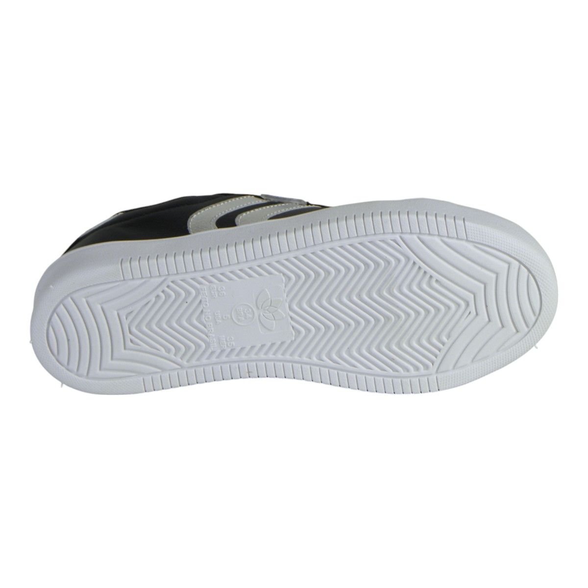 Tênis Casual Feminino Flatform Conforto Estilo Preto 5