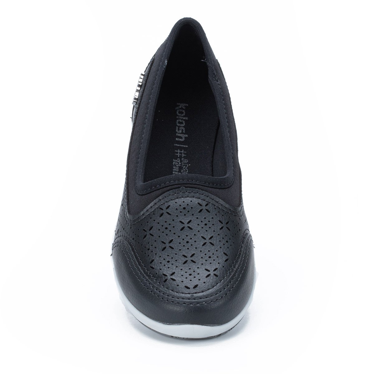 Tênis Sapatilha Feminina Kolosh Ultra Conforto Calce Fácil Preto 3