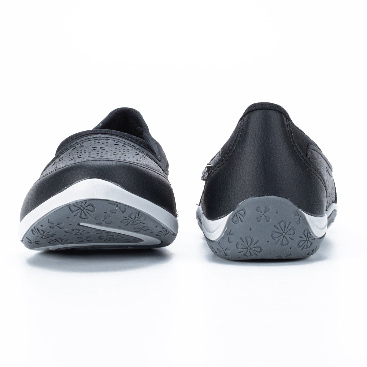 Tênis Sapatilha Feminina Kolosh Ultra Conforto Calce Fácil Preto 6