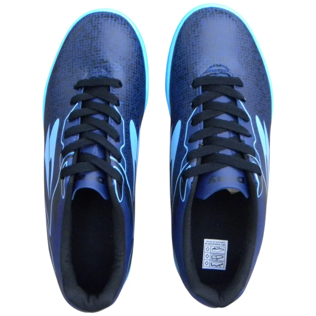Chuteira Futsal Adulta Dray Quadra Futebol de Salão Indoor Azul/Marinho 4