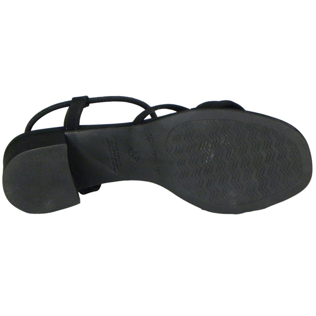 Sandália Feminina Salto Médio Villa Rosa Preto 5