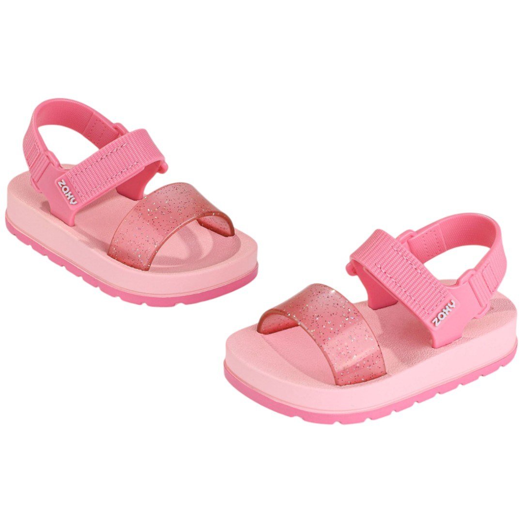 Sandália Infantil Zaxynina Moderninha Baby 18501 Rosa 3