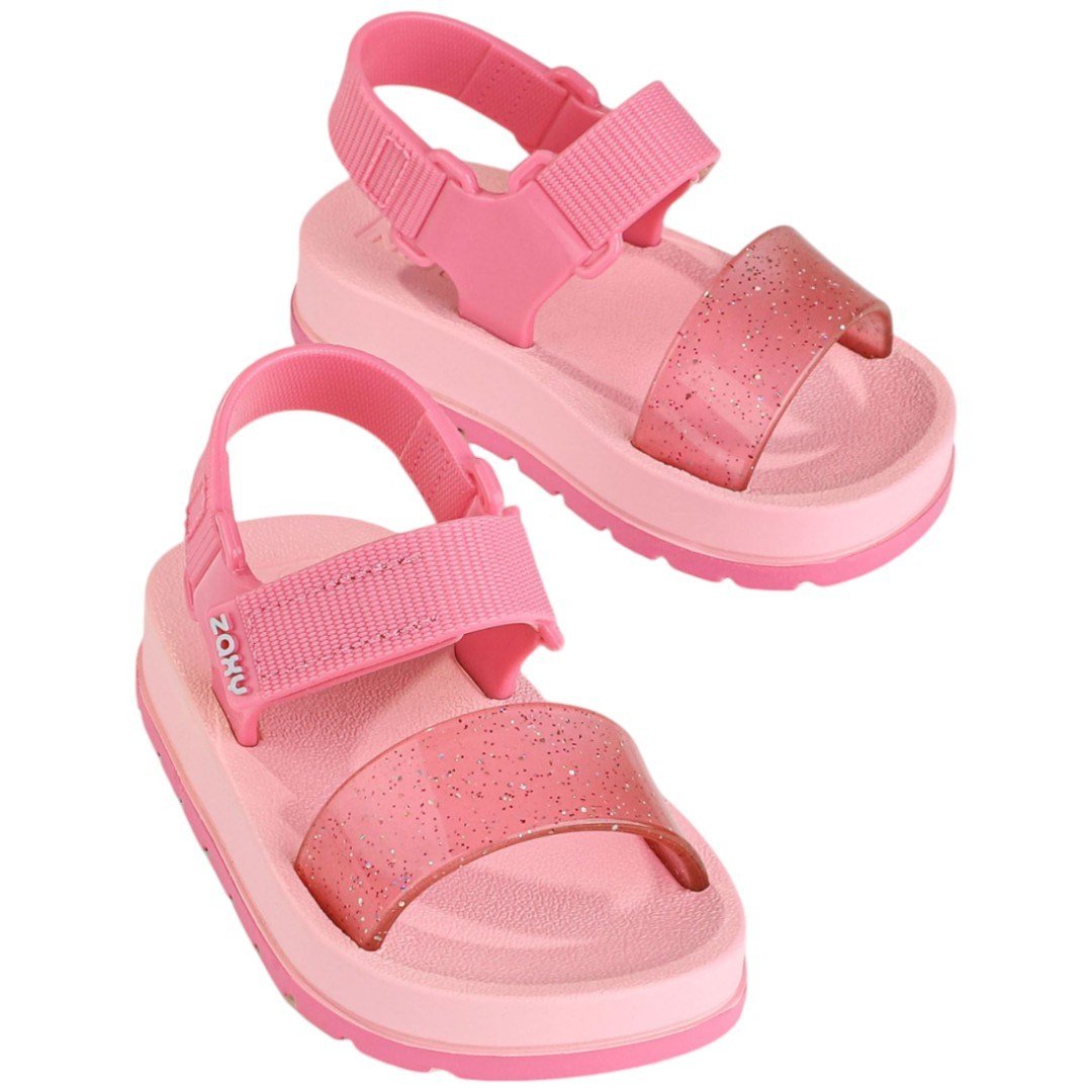 Sandália Infantil Zaxynina Moderninha Baby 18501 Rosa 4