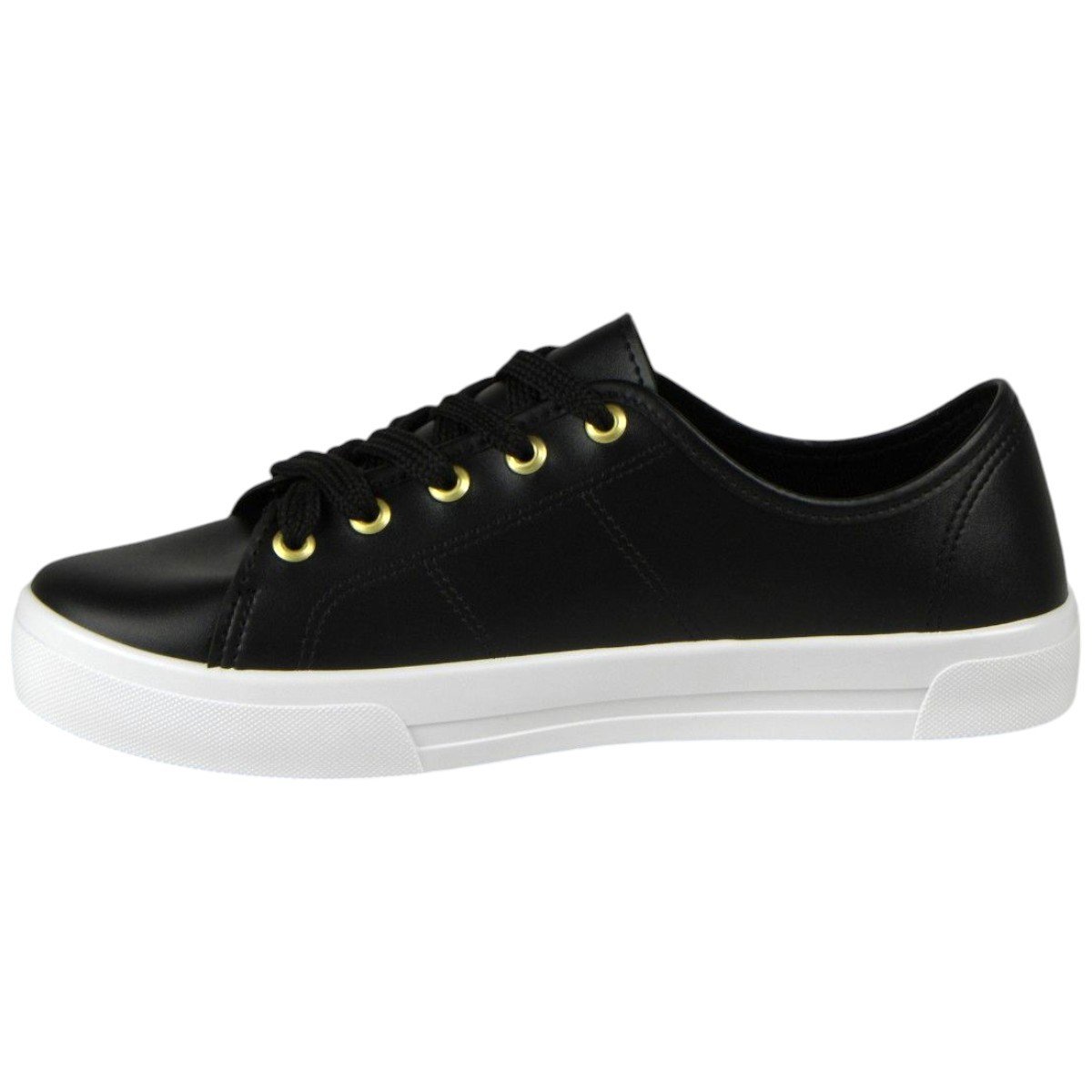 Tênis Casual Feminino Moleca 5667.302 Preto 3