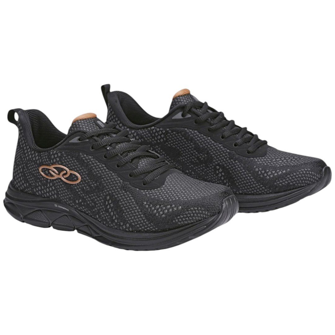 Tênis Casual Feminino Olympikus Citrus 2 Preto/Bronze 5