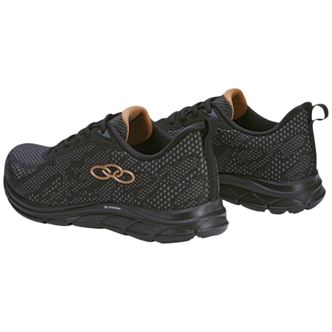 Tênis Casual Feminino Olympikus Citrus 2 Preto/Bronze 1