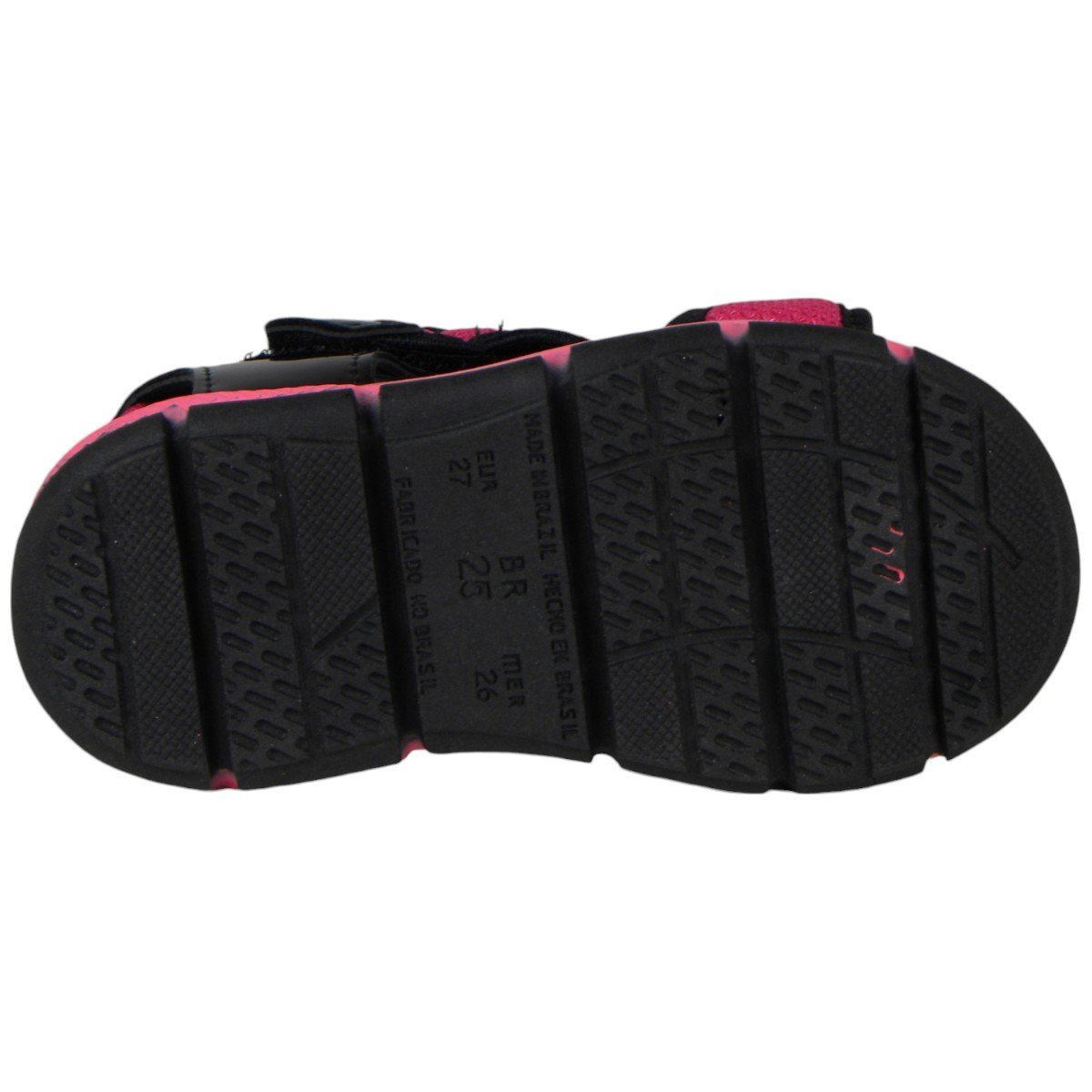 Sandália Infantil Menina Panda Hiper Conforto Massageadora Preto 5