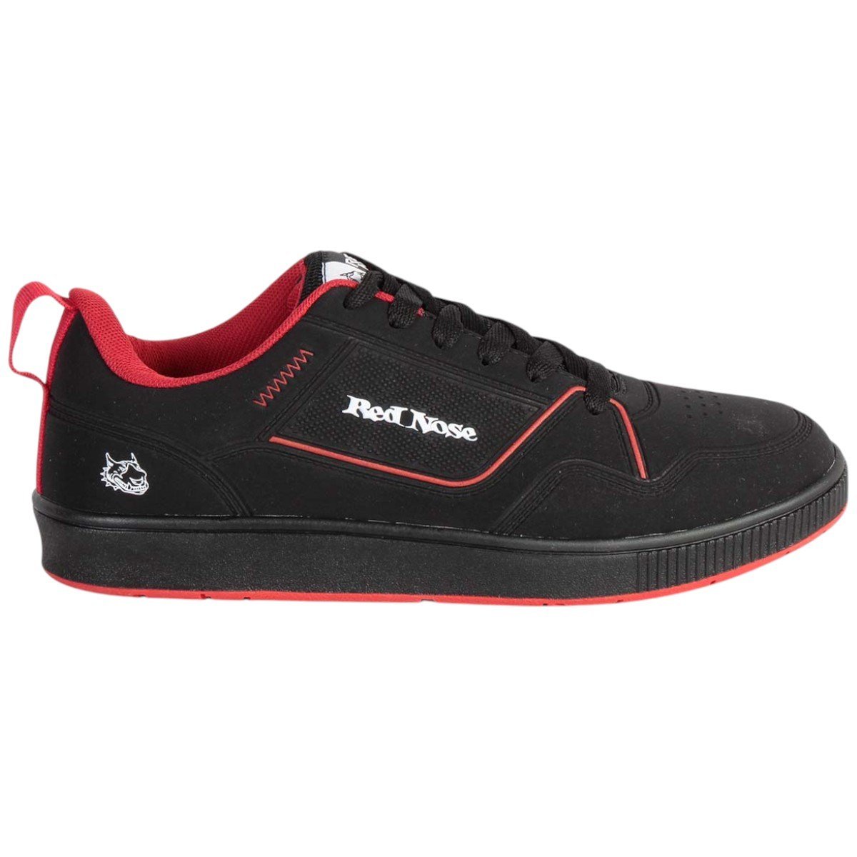 Tênis Casual Masculino Red Nose Street Skate Preto/Vermelho 1