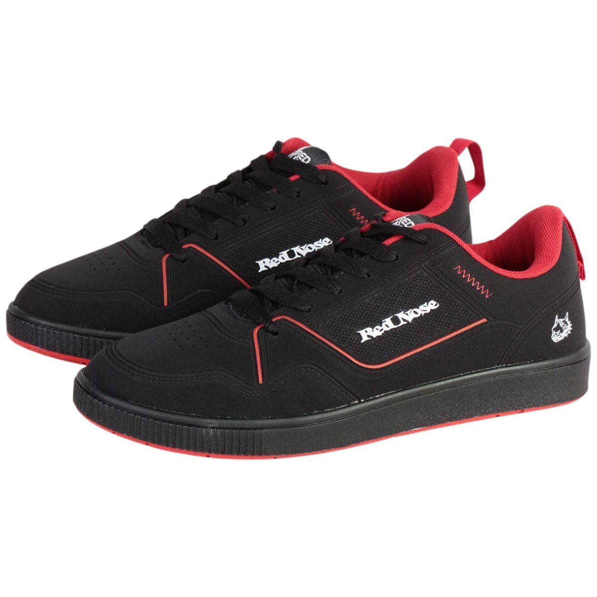 Tênis Casual Masculino Red Nose Street Skate Preto/Vermelho 3