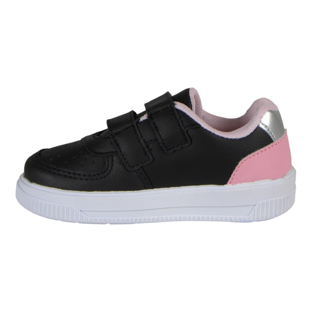 Tênis Casual Infantil Menina Calce Fácil Preto 5