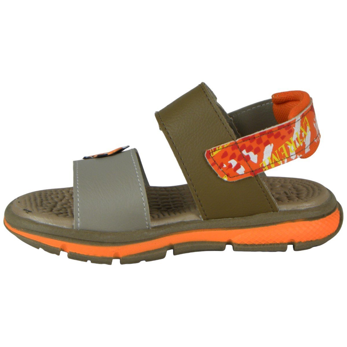 Sandália Papete Infantil Menino Carro Ultra Conforto Marrom 3