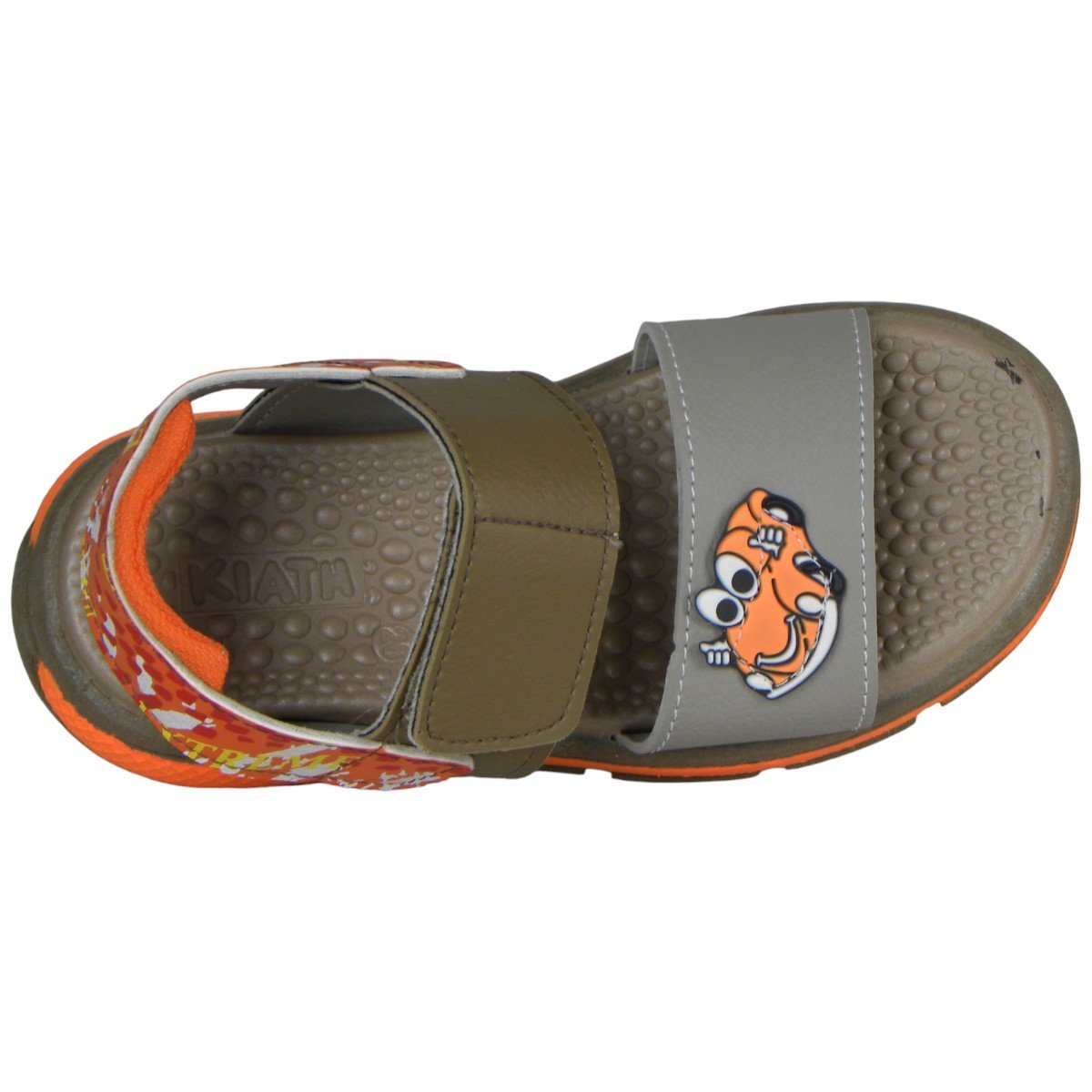 Sandália Papete Infantil Menino Carro Ultra Conforto Marrom 4