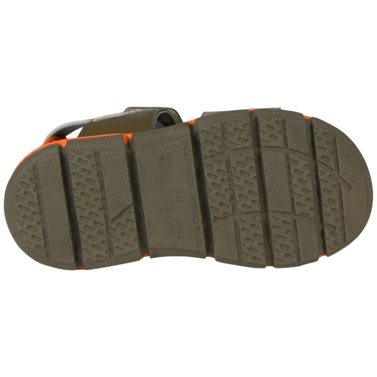 Sandália Papete Infantil Menino Carro Ultra Conforto Marrom 5