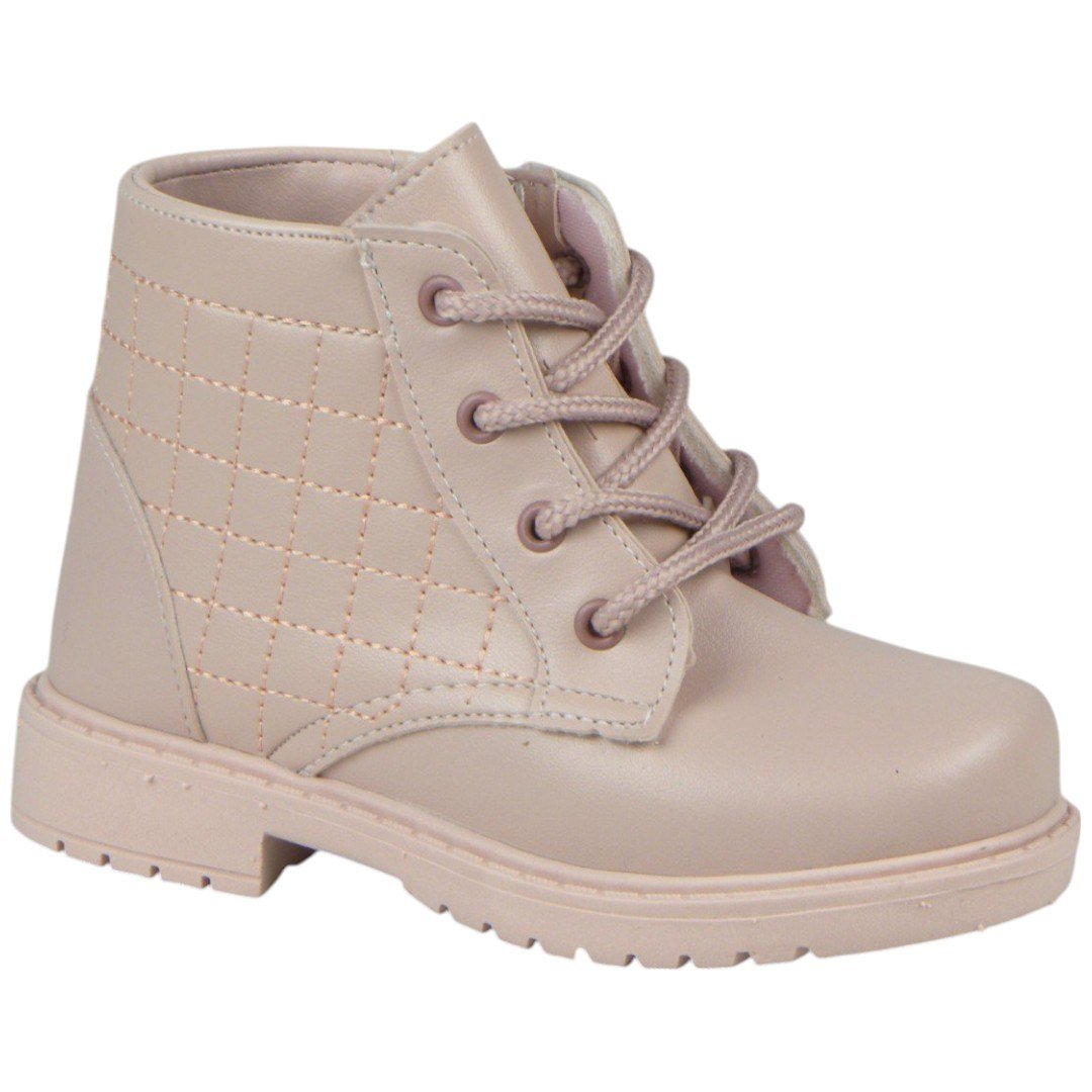 Bota Coturno Infantil Menina Doce Pé Nude 2