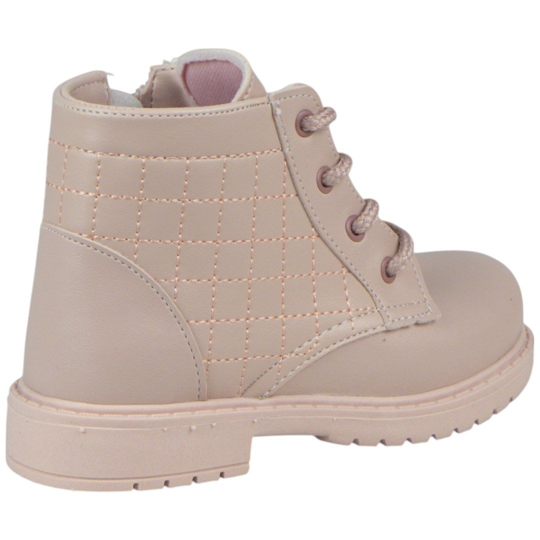 Bota Coturno Infantil Menina Doce Pé Nude 4