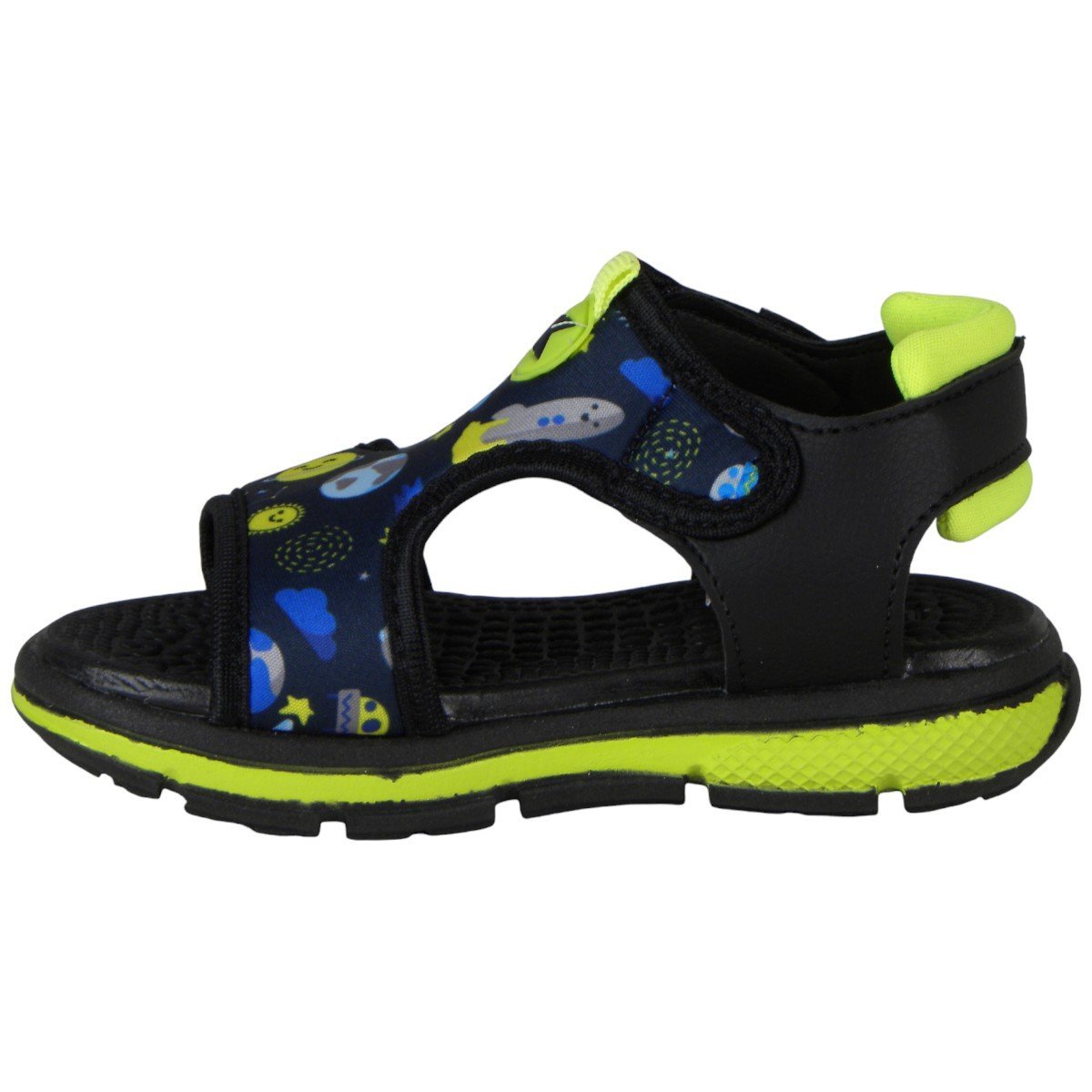 Sandália Papete infantil Menino Espaço Super Confortável Preto 3