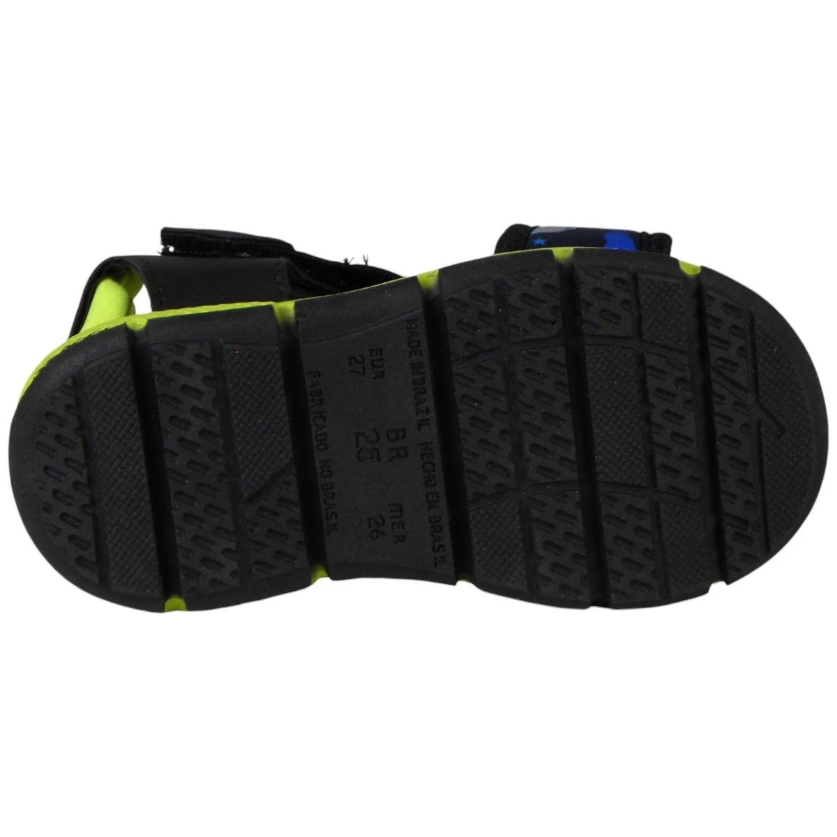 Sandália Papete infantil Menino Espaço Super Confortável Preto 5