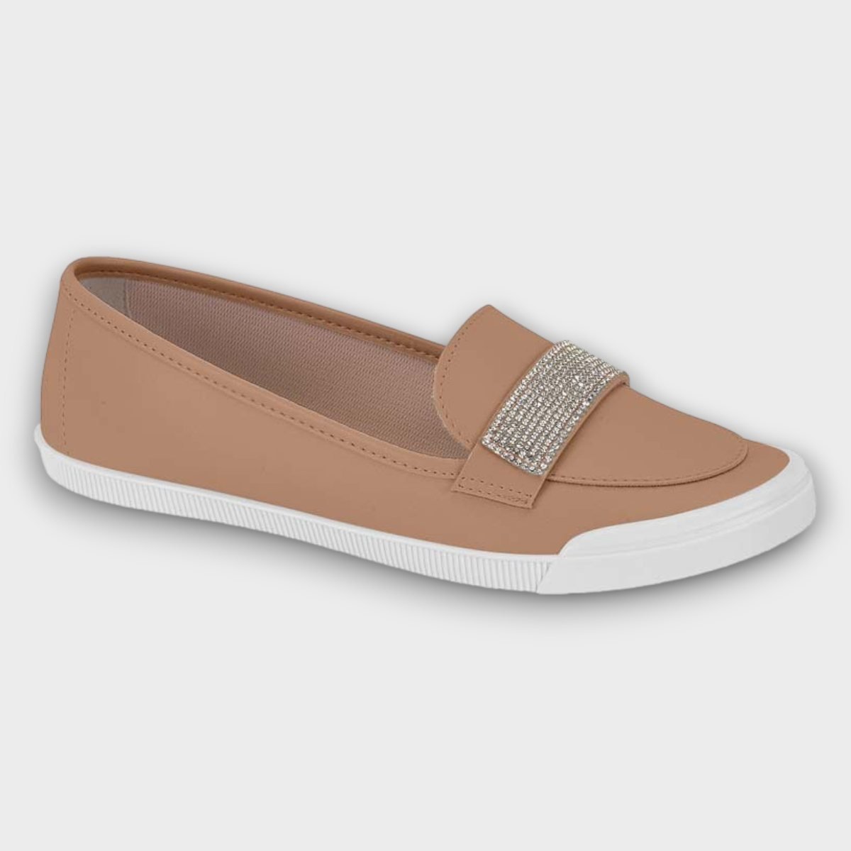 Sapatilha Casual Feminina Moleca 5109.789 Nude 2