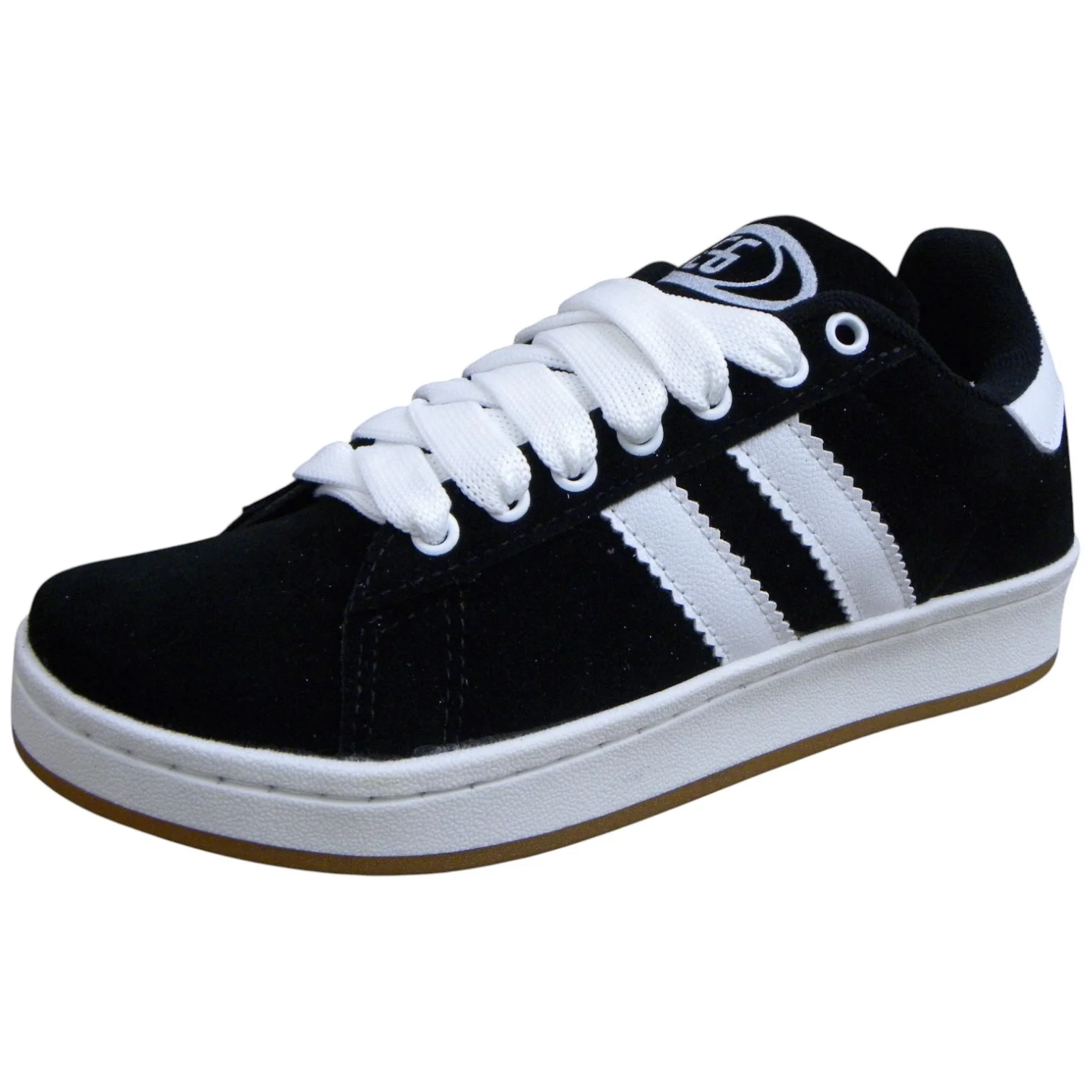 Tênis Sneaker Feminino Skatista Camurça Confortável Preto 3