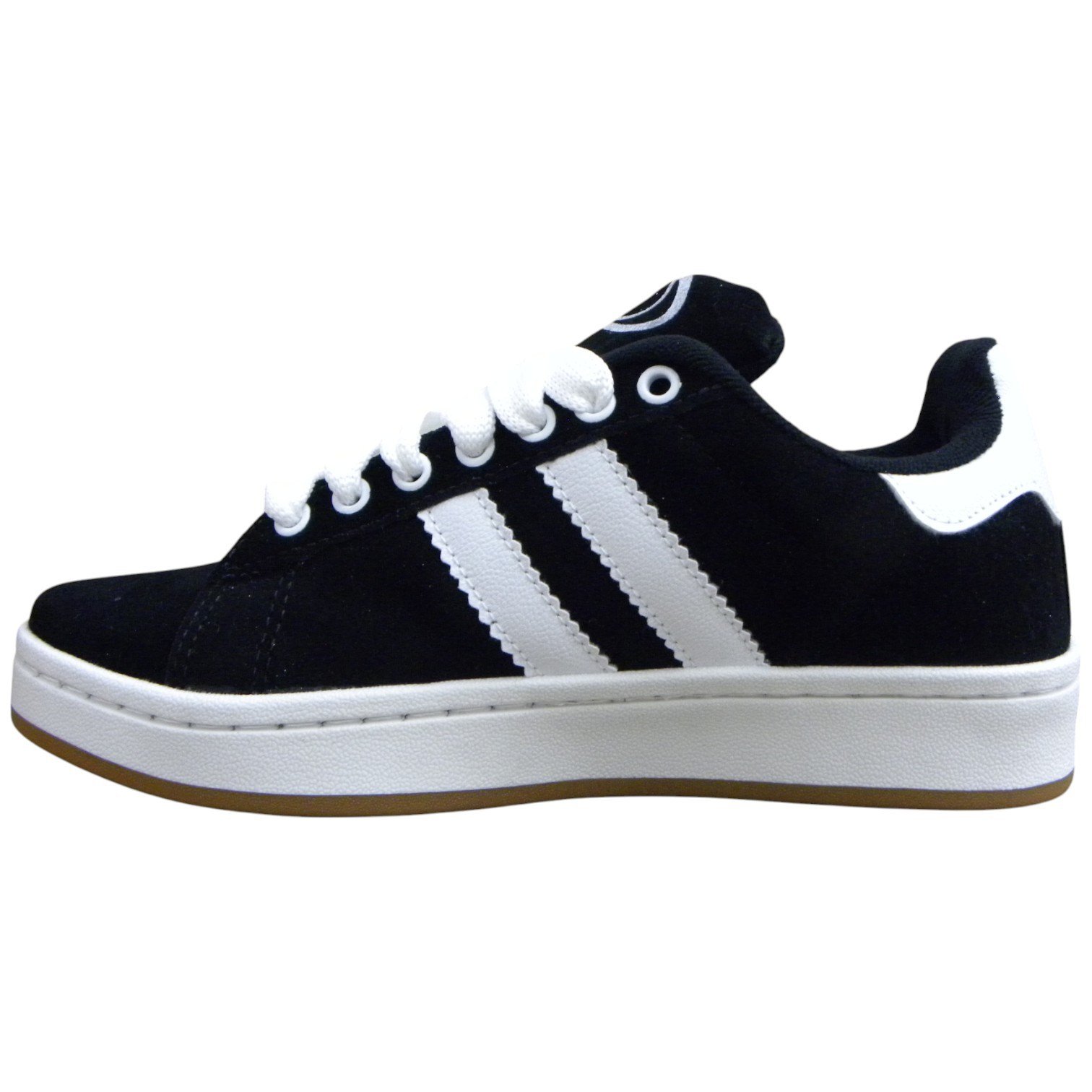 Tênis Sneaker Feminino Skatista Camurça Confortável Preto 5