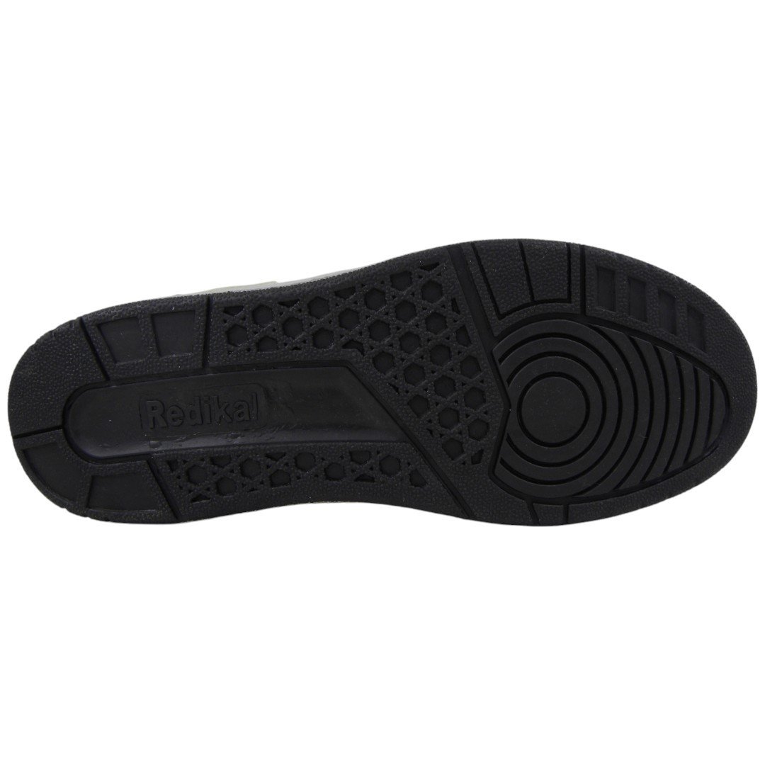 Tênis Casual Masculino Skatista Redikal 41 Sport Confortável Branco/Cinza 5