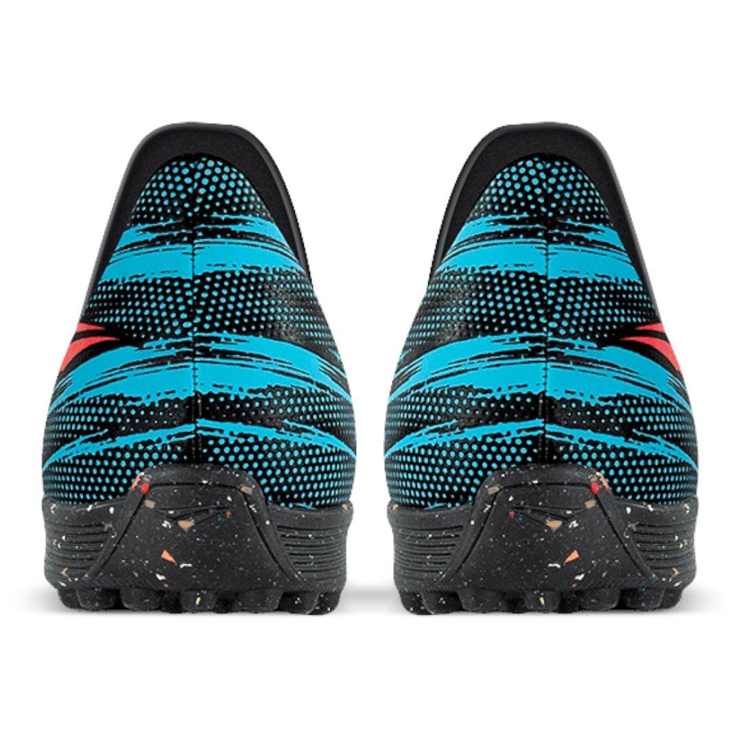 Chuteira Society Infantil Juvenil Penalty Tornado Grama Sint Turquesa 4