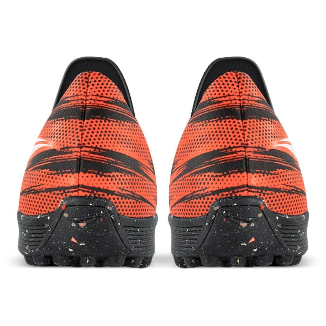 Chuteira Society Adulto Penalty Tornado Fut Grama Sintética Preto/Laranja 4